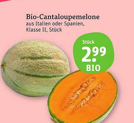 Bio-Cantaloupe-Melonen aus Italien oder Spanien, Klasse II, Stück