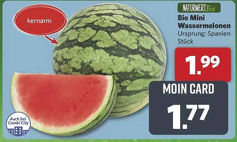 Bio Mini Wassermelonen - Ursprung: Spanien