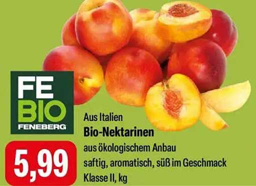 Bio-Nektarinen aus Italien