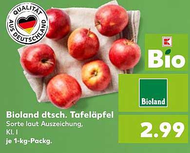 Bioland dt. Tafeläpfel 1-kg-Packung