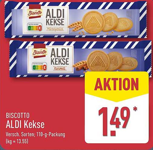 BISCOTTO ALDI Kekse – Verschiedene Sorten