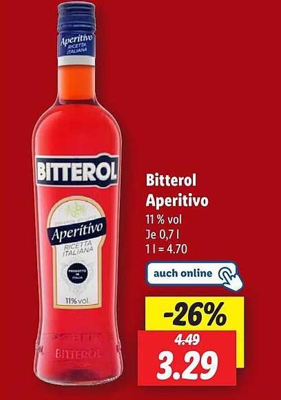 Bitterol Aperitivo 0,7 l