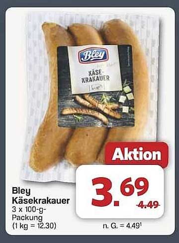 Bley Käsekraukauer 3 x 100-g-Packung