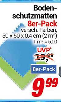 Bodenschutzmatten 8er-Pack