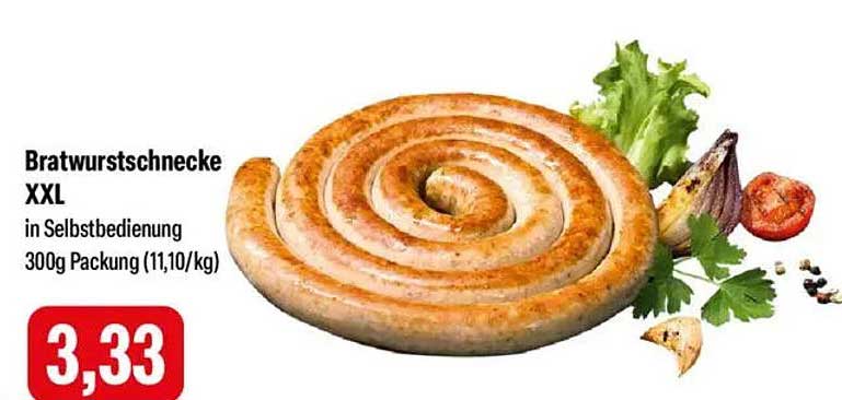 Bratwurstschnecke XXL
