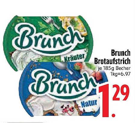 Brunch Brotaufstrich je 185g Becher