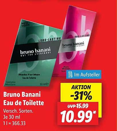 Bruno Banani Eau de Toilette 30 ml - Verschiedene Sorten
