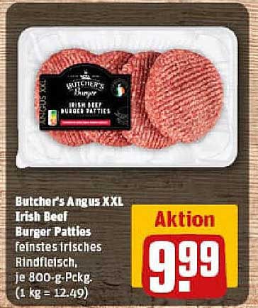 Butcher's Angus XXL Irish Beef Burger Patties