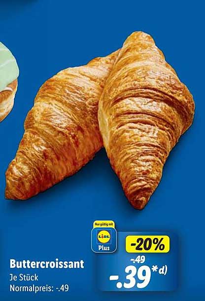 Buttercroissant - 20% reduziert