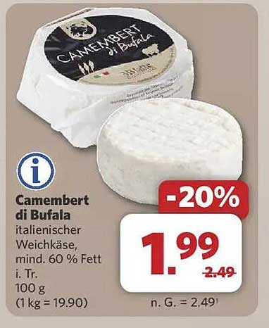 Camembert di Bufala