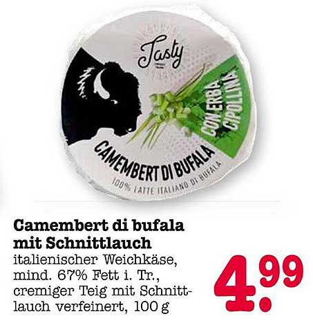 Camembert di bufala mit Schnittlauch
