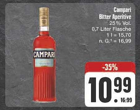 Campari Bitter Aperitiv 0,7 Liter