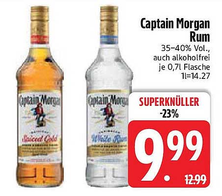 Captain Morgan Rum 0,7L - Superpreis!