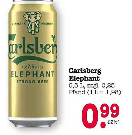 Carlsberg Elephant 0,5 L – Starkbier mit Persönlichkeit