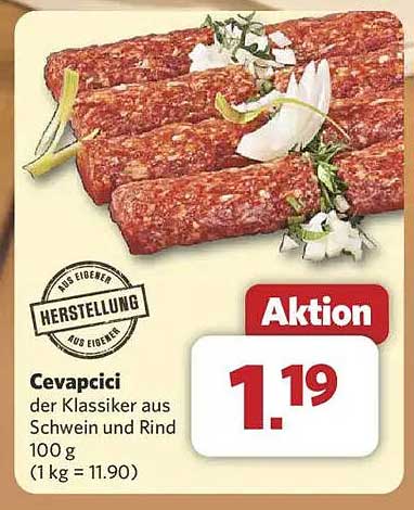Cevapcici - der Klassiker aus Schwein und Rind