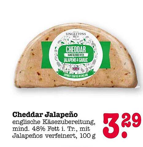 Cheddar Jalapeño - Käseveredelung mit Pepp