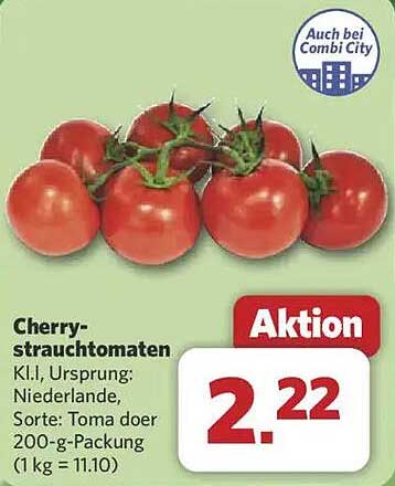 Cherry-Strauch-Tomaten 200-g-Packung