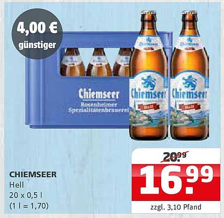 CHiemseer Hell 20 x 0,5 l