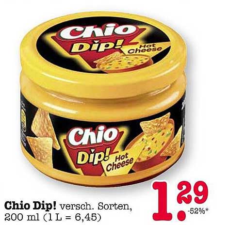 Chio Dip! verschiedene Sorten, 200 ml