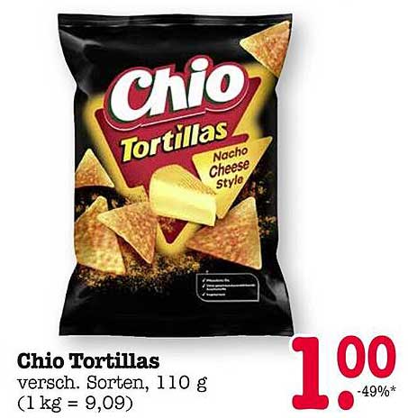 Chio Tortillas, 110 g - versch. Sorten