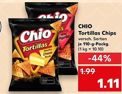 CHIO Tortillas Chips - verschiedene Sorten 110-g-Packung