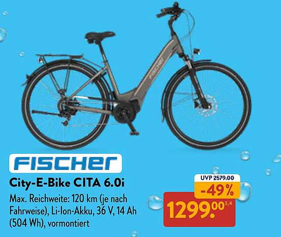 City-E-Bike CITA 6.0i von Fischer