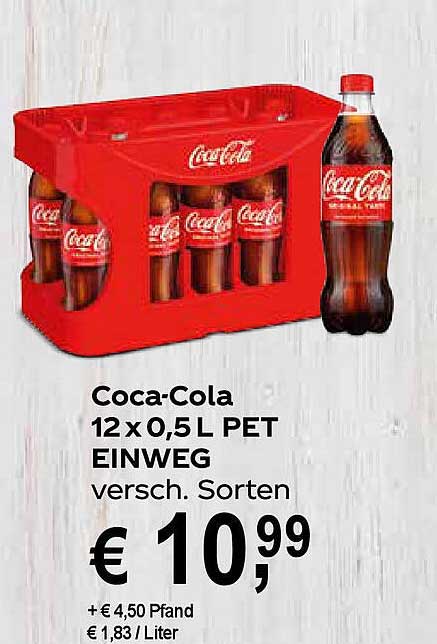 Coca-Cola 12 x 0,5 L PET EINWEG