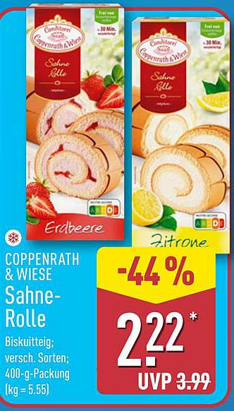 COPPENRATH & WIESE Sahne-Rolle - Erdbeere oder Zitrone