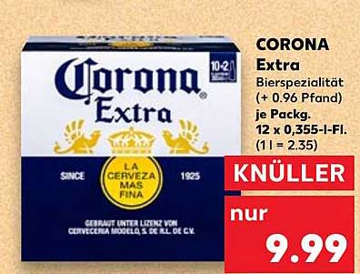 CORONA Extra Bierspezialität (12 x 0,355 l)
