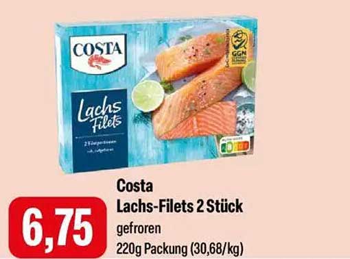 Costa Lachs-Filets 2 Stück