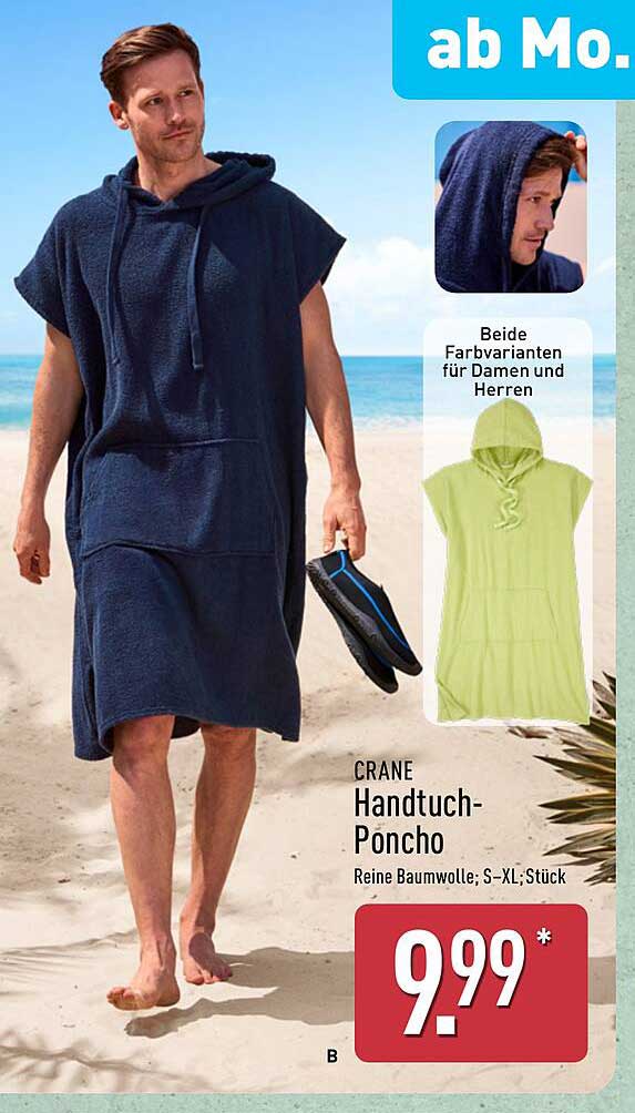 CRANE Handtuch-Poncho