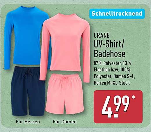 CRANE UV-Shirt/Badehose