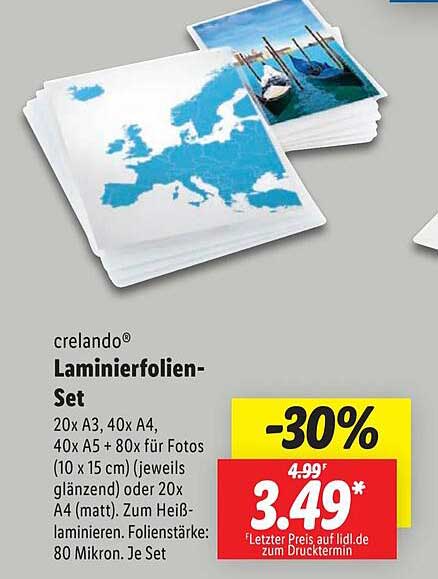 crelando® Laminierfolien-Set