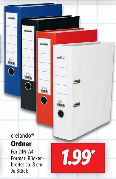 crelando® Ordner für DIN-A4-Format