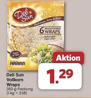 Deli Sun Vollkorn Wraps