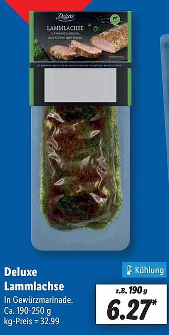 Deluxe Lammlachse in Gewürzmarinade