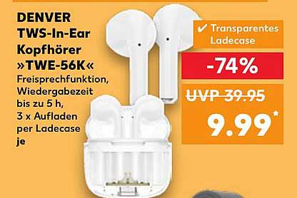 DENVER TWS-In-Ear Kopfhörer »TWE-56K«