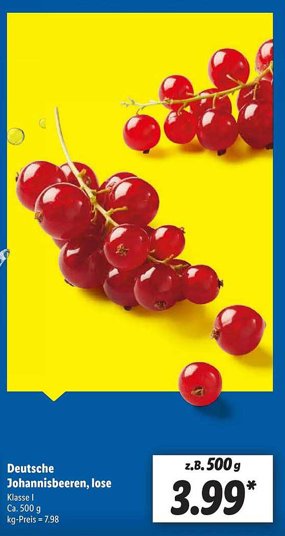 Deutsche Johannisbeeren, lose