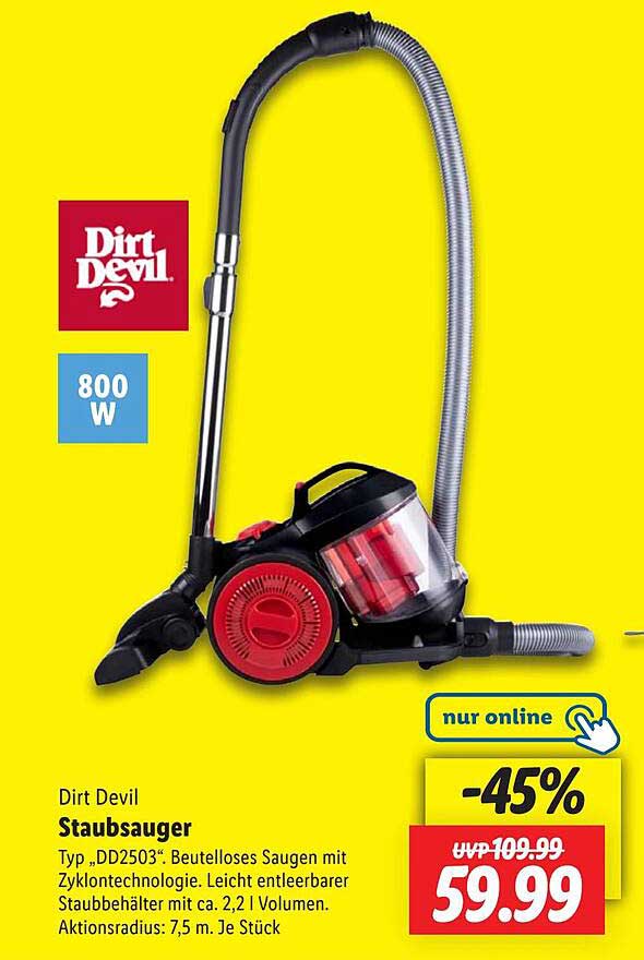 Dirt Devil Staubsauger Typ „DD2503“