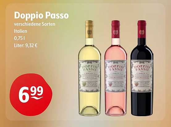 Doppio Passo - verschiedene Sorten - Italien - 0,75 l