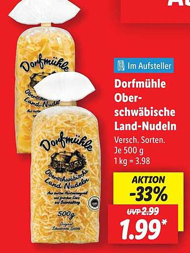 Dorfmühle Oberschwäbische Land-Nudeln 500 g