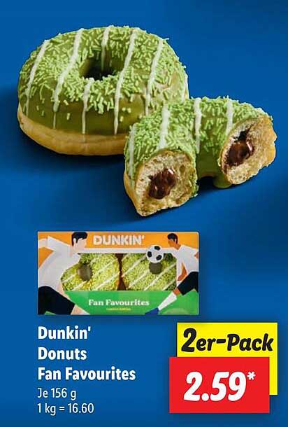 Dunkin' Donuts Fan Favourites 2er-Pack