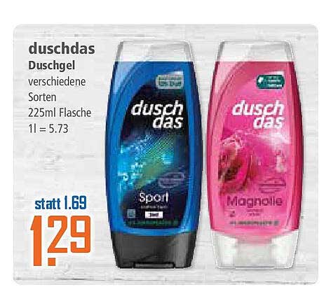 duschdas Duschgel - verschiedene Varianten 225ml