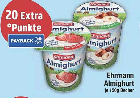 Ehrmann Almighurt je 150g Becher