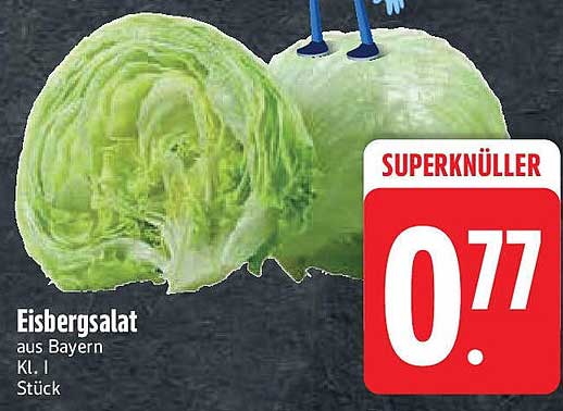 Eisbergsalat aus Bayern Kl. I Stück
