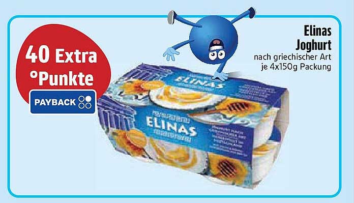 Elinas Joghurt nach griechischer Art je 4x150g Packung