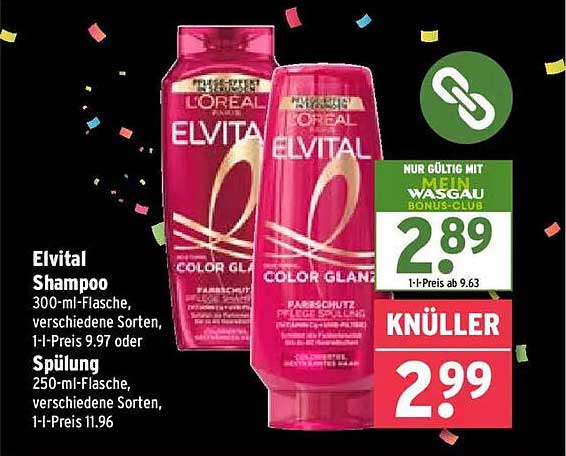 Elvital Shampoo und Spülung – Pflege für Ihr Haar