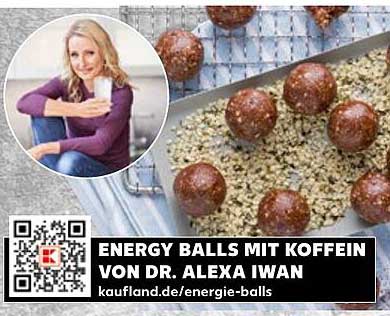 ENERGY BALLS MIT KOFFEIN VON DR. ALEXA IWAN