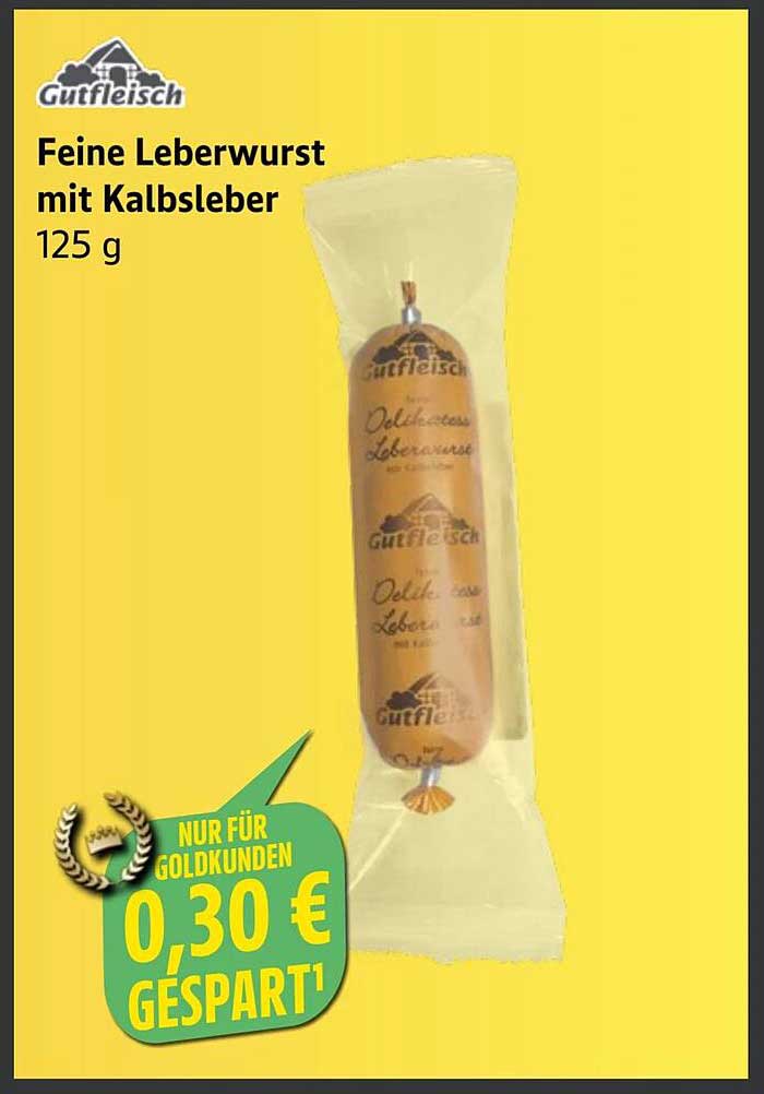 Feine Leberwurst mit Kalbsleber 125 g