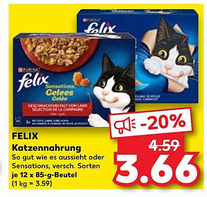 FELIX Katzennahrung - Sensations Gelee, 12 x 85 g Beutel